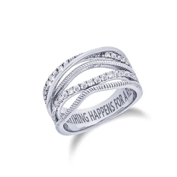 Mayumi in Platinum & 0.6ct Diamond Ring