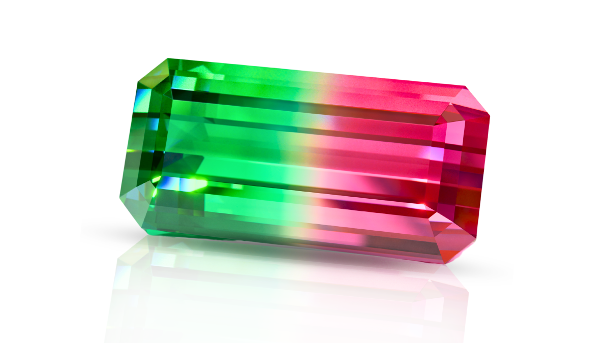 Watermelon Tourmaline Precious Gemstone